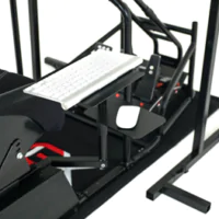 Keyboard and Mouse holder for racing simulator