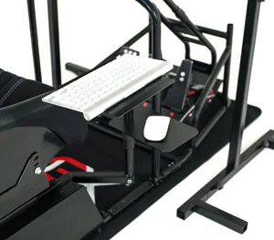 Keyboard and Mouse holder for racing simulator