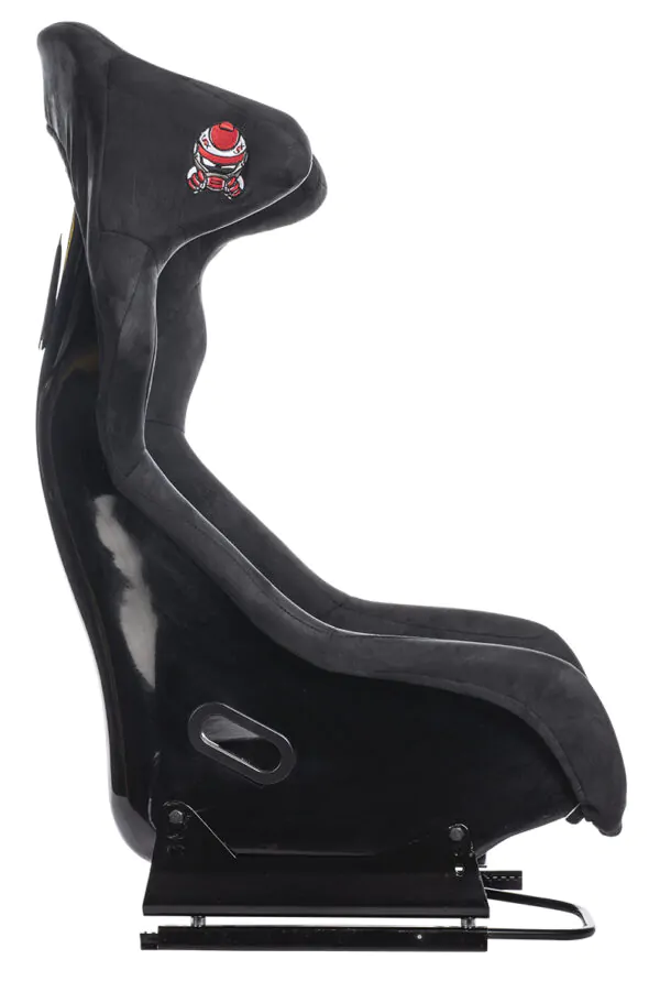 Rally sim chair black version side 2