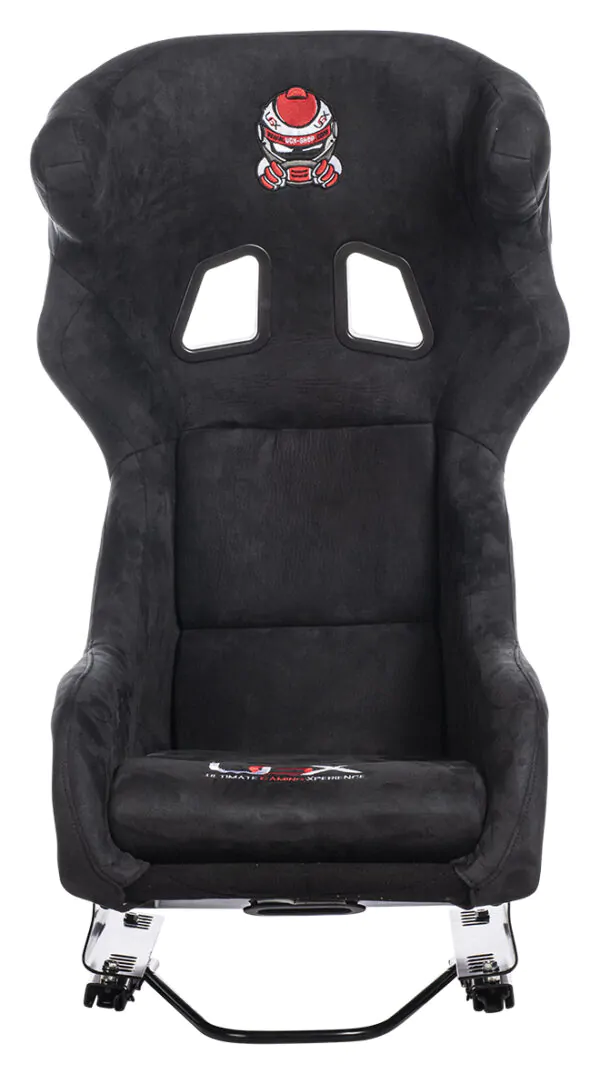 Rally sim chair black version front