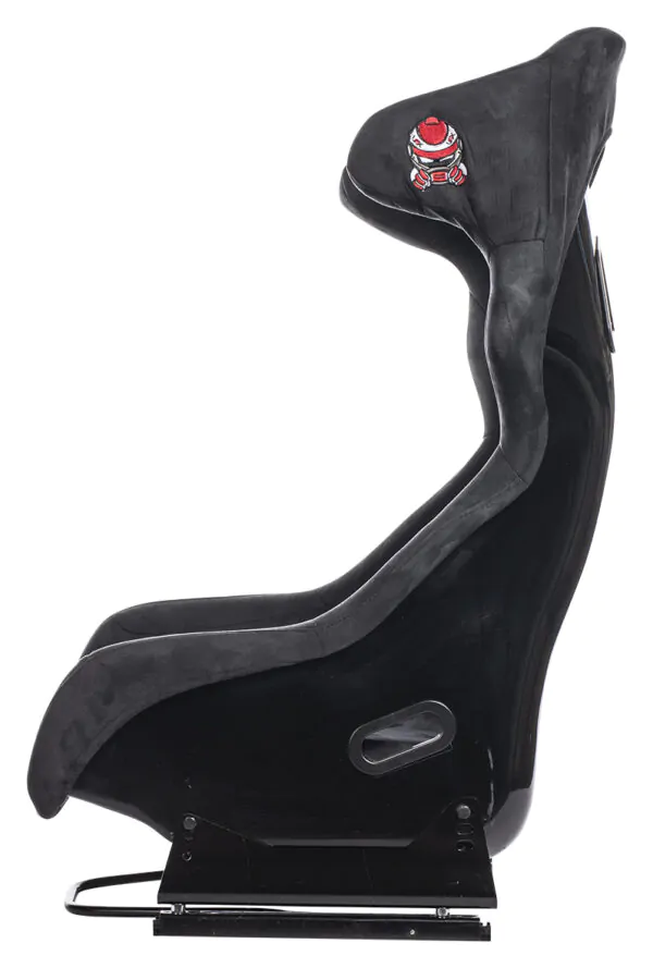 Rally sim chair black version side