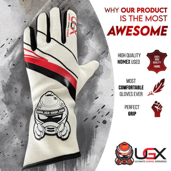 Sim racing gloves