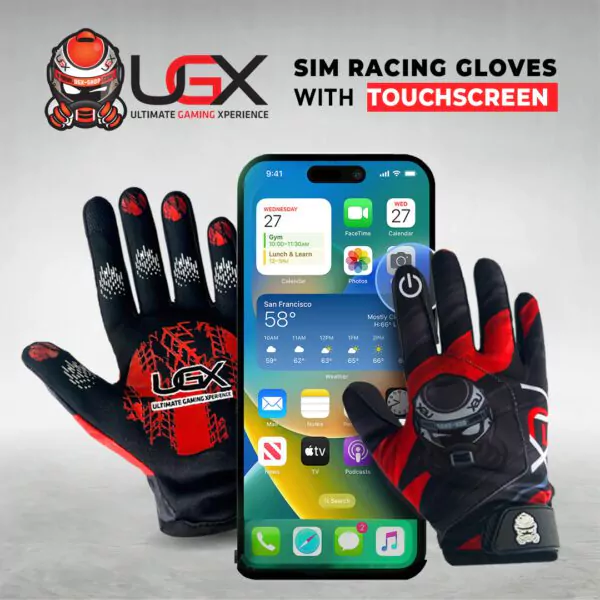 Sim Racing / karting Gloves with touchscreen