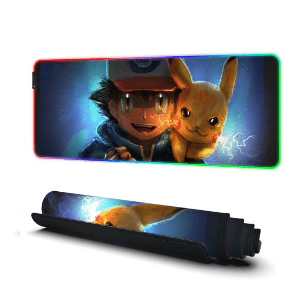 Rgb Racing Mat Pokemon XXL RGB Gaming Mouse Mat – UGX Race simulators
