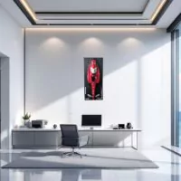F1 Scale frame wall mounting office with a view