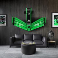F1 front wing green