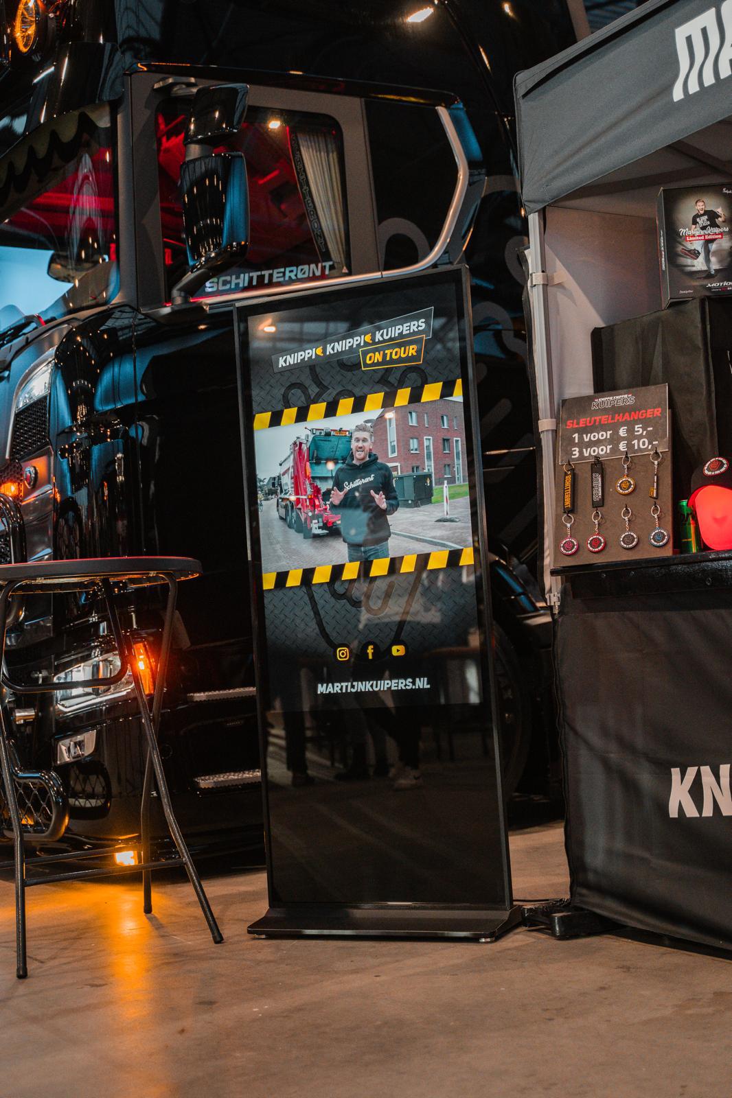 Interactieve schermen bij Martijn kuipers