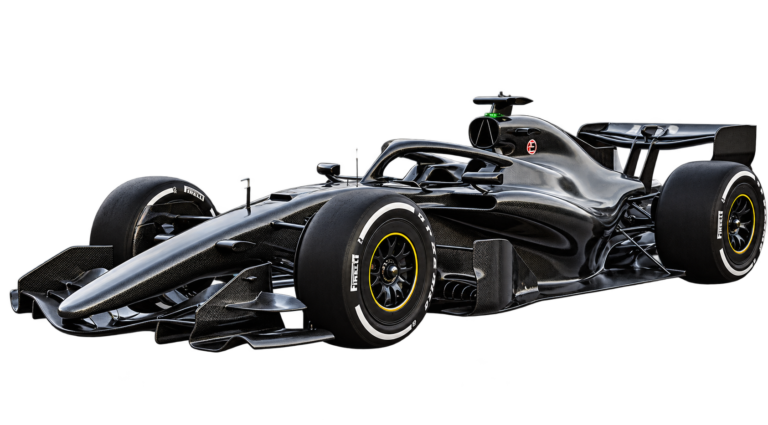 F1 Show Car for Sale by UGX, full-size 2026 Formula 1 replica in black carbon finish